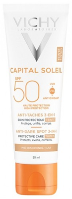 #ad #ad Vichy Capital Soleil Tinted Anti Dark Spot 3 in 1 SPF50 50ml $17.99