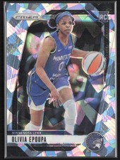 2024 Panini Prizm WNBA Ice Prizms RC #95 Olivia Epoupa Minnesota Lynx