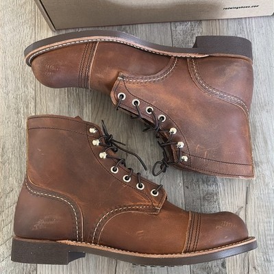 Red Wing Shoes Iron Ranger Heritage 8085 Men's Copper Rough Tough Red Wing Shoes Iron Ranger Heritage 8085 Men's Copper Rough Tough