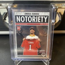 2025 Panini Mosaic #16 Emeka Egbuka Notoriety RC