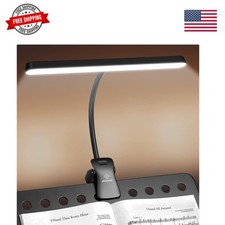 Rechargeable Music Stand Light, 11.2  Wide Piano Light  57 LED Clip On Light...