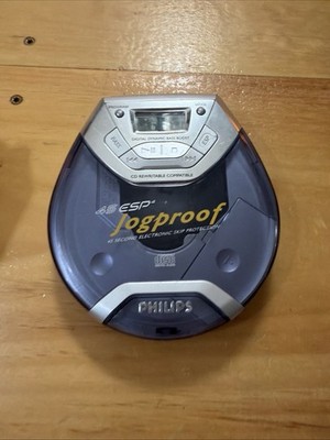 Vtg Philips 45 ESP4 Jogproof Portable CD Player Model AX5015/17 Tested & Works
