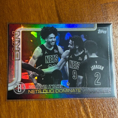 #ad 2025 Brooklyn Nets Whatever it Takes #273 Topps Exclusive Black Friday $1.99