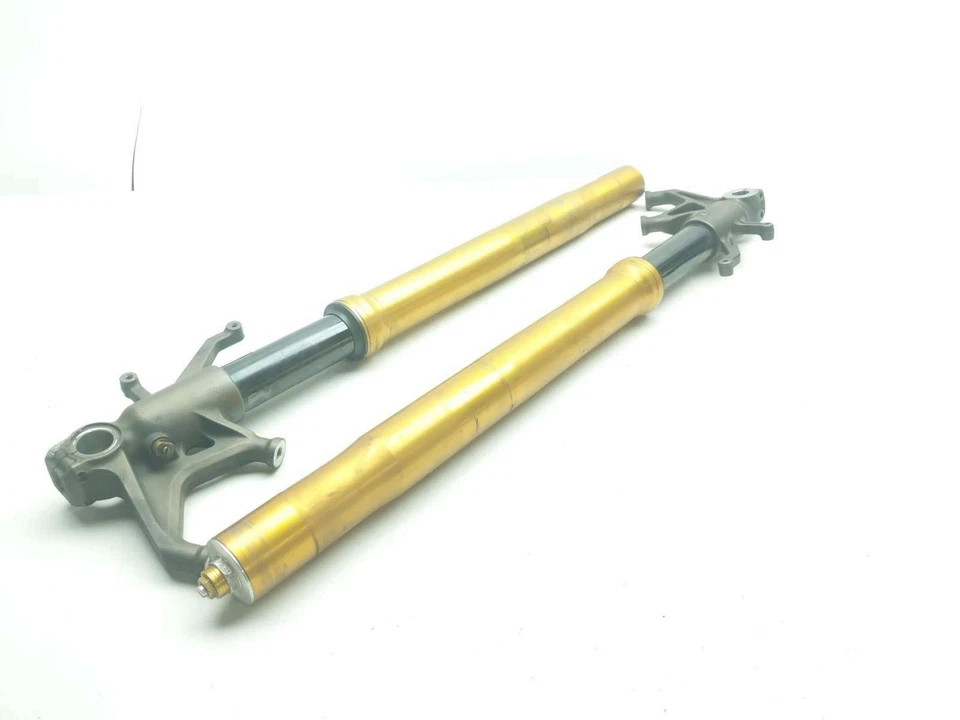 04 05 Juego de horquillas de suspensión delantera rectas Kawasaki Ninja ZX10 ZX10R Foto 3 de 4