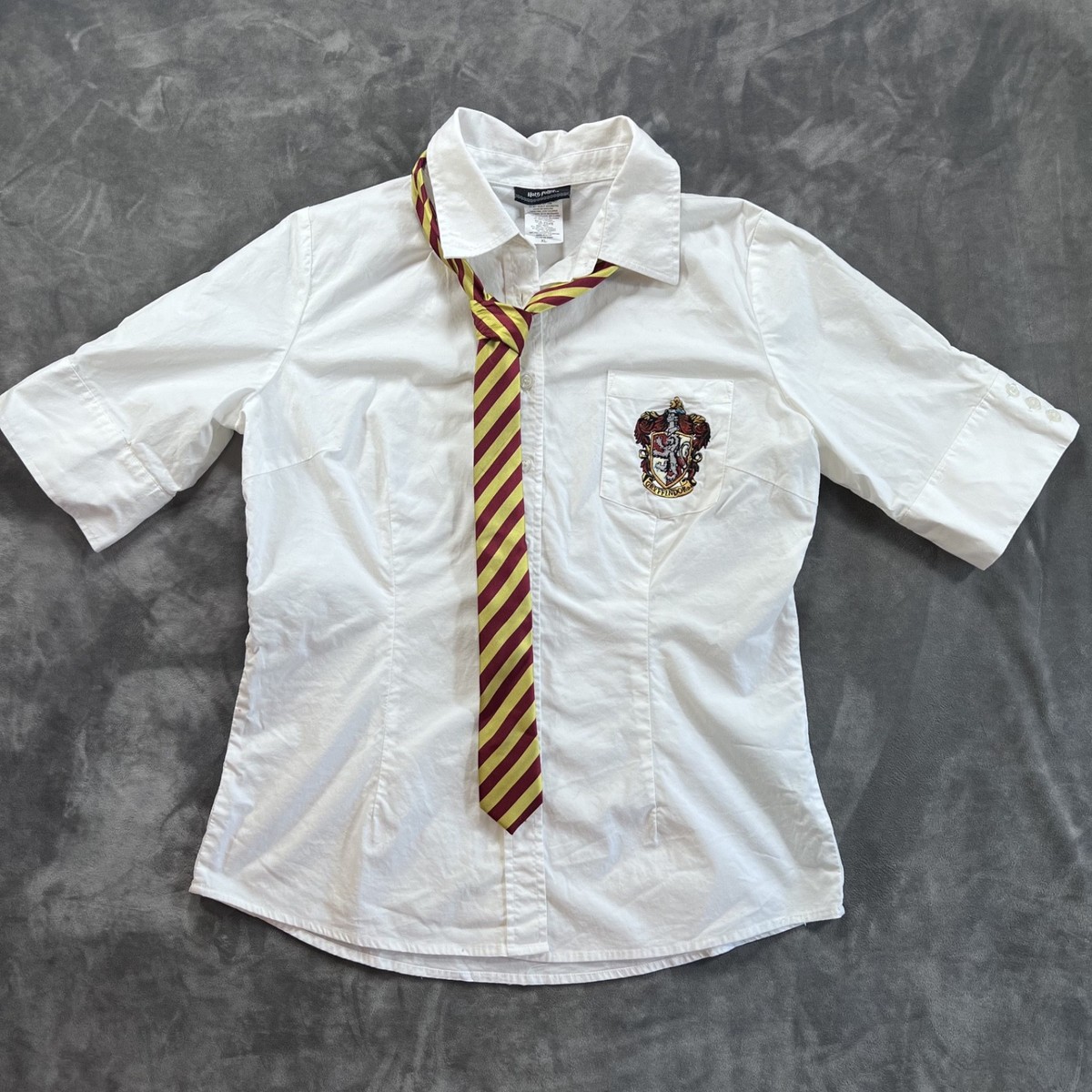 harry potter dress shirt Harry Potter Embroidered Girls Woven Button-Up