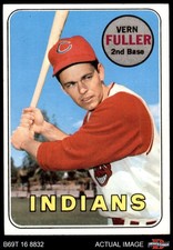 1969 Topps #291 Vern Fuller Indians 6 - EX/MT