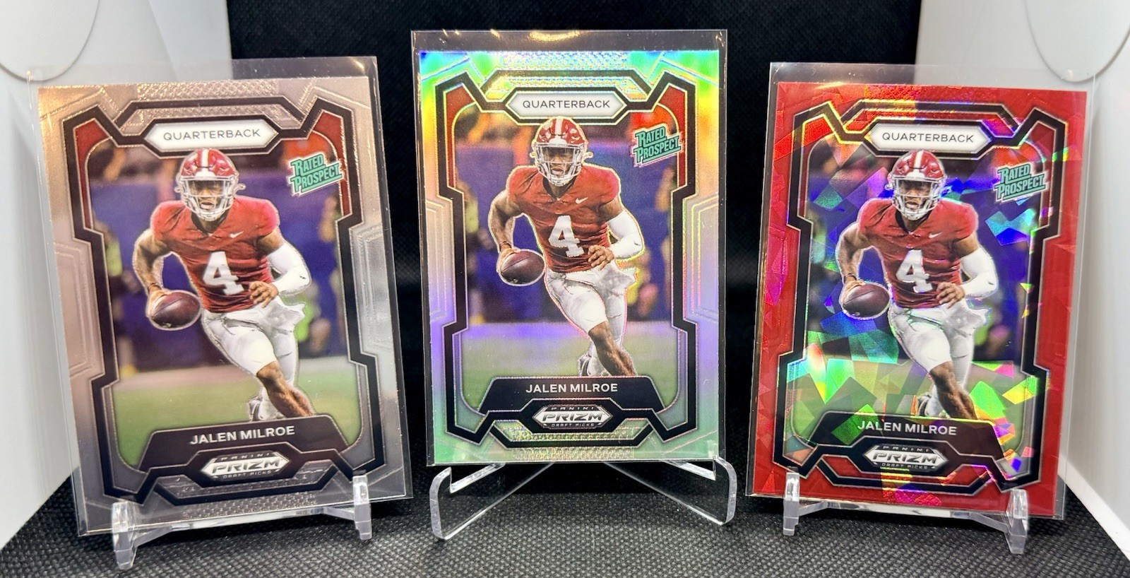 2024 Panini Prizm Draft Picks - Jalen Milroe #122 Silver Prizm  Rated Prospect