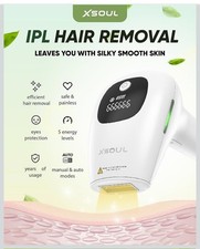 XSOUL At-Home IPL Permanent Hair Removal Tool for Women and Men