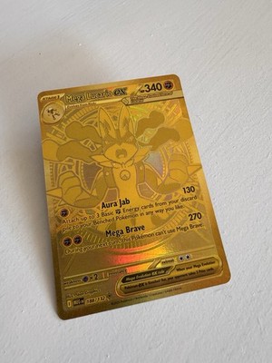 Mega Lucario Ex - Mega Evolution 188/132 - GOLD RARE - Pokémon TCG - Packfrisch