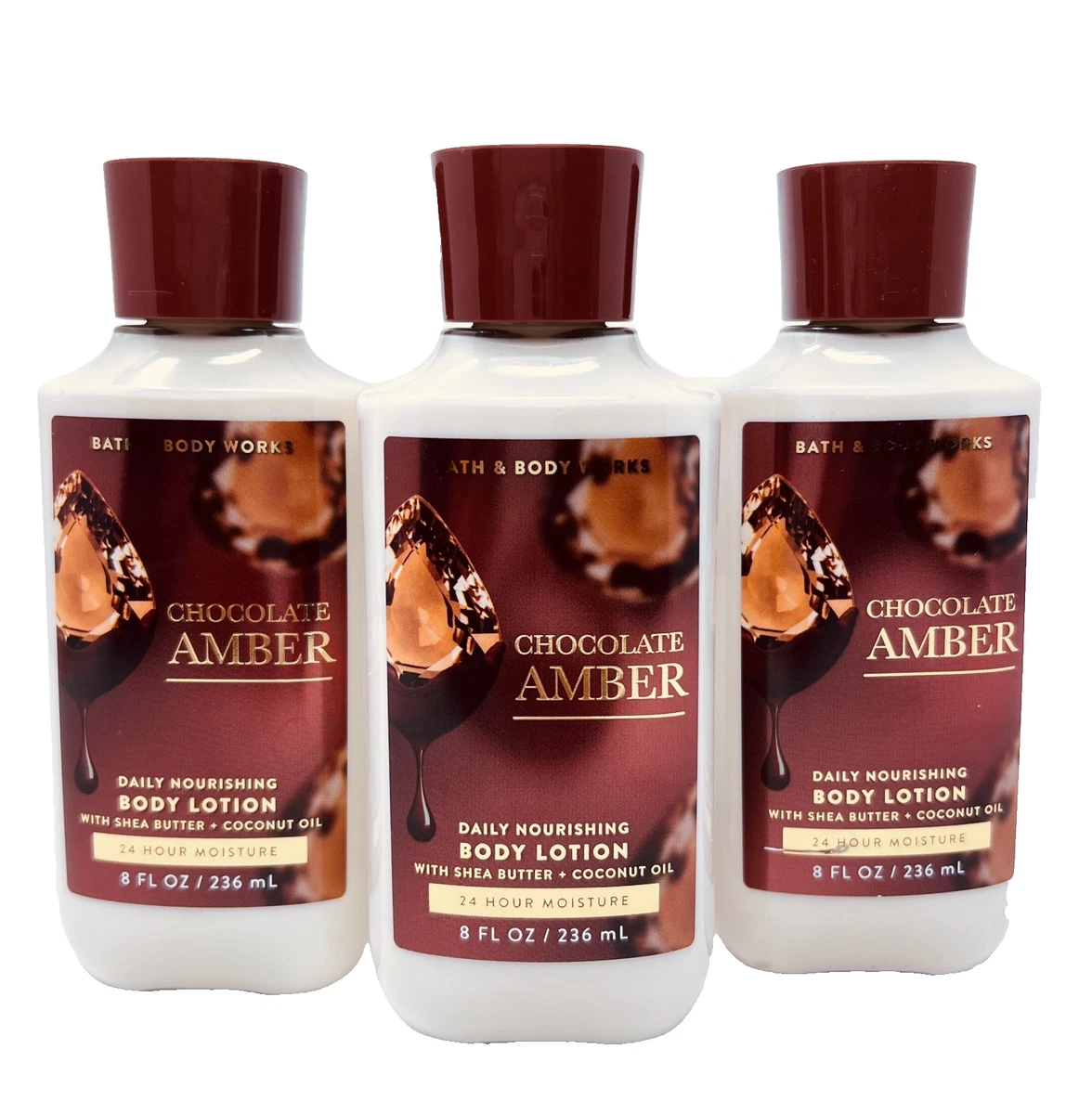 Chocolate Amber ボディローション 3本セット bath and body works chocolate amber products for sale | eBay
