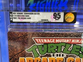 1991 Konami Commodore 64/128 Teenage Mutant Ninja Turtles TMNT Arcade VGA 95 MT