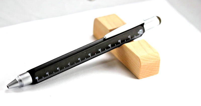 Monteverde Tool 60 7-Function Ballpoint Pen, Level, Screwdrivers - Black New/Box