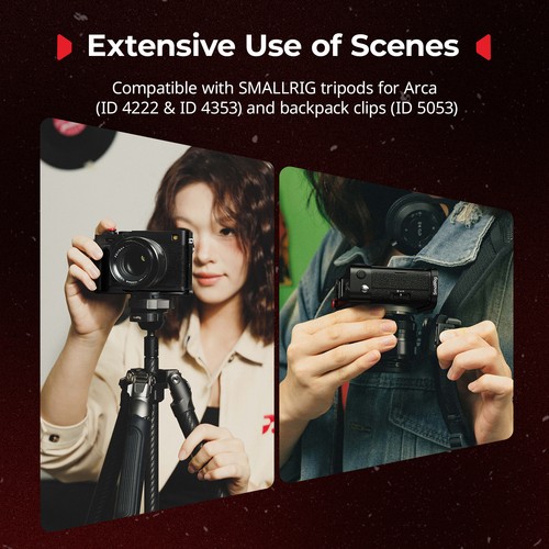 SmallRig X-E5 L-Shape Grip for FUJIFILM X-E5 Camera Built-in Quick Release Plate - Picture 9 of 10