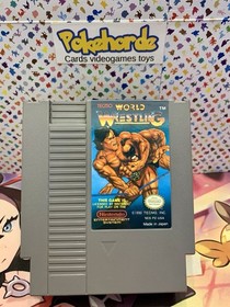 Tecmo World Wrestling NES Nintendo Complete CIB NICE!