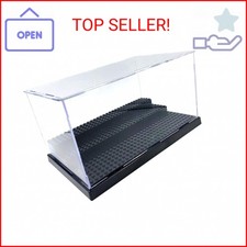 Display Case for Minifigure Action Figures Blocks, Display Box Storage for LEGO
