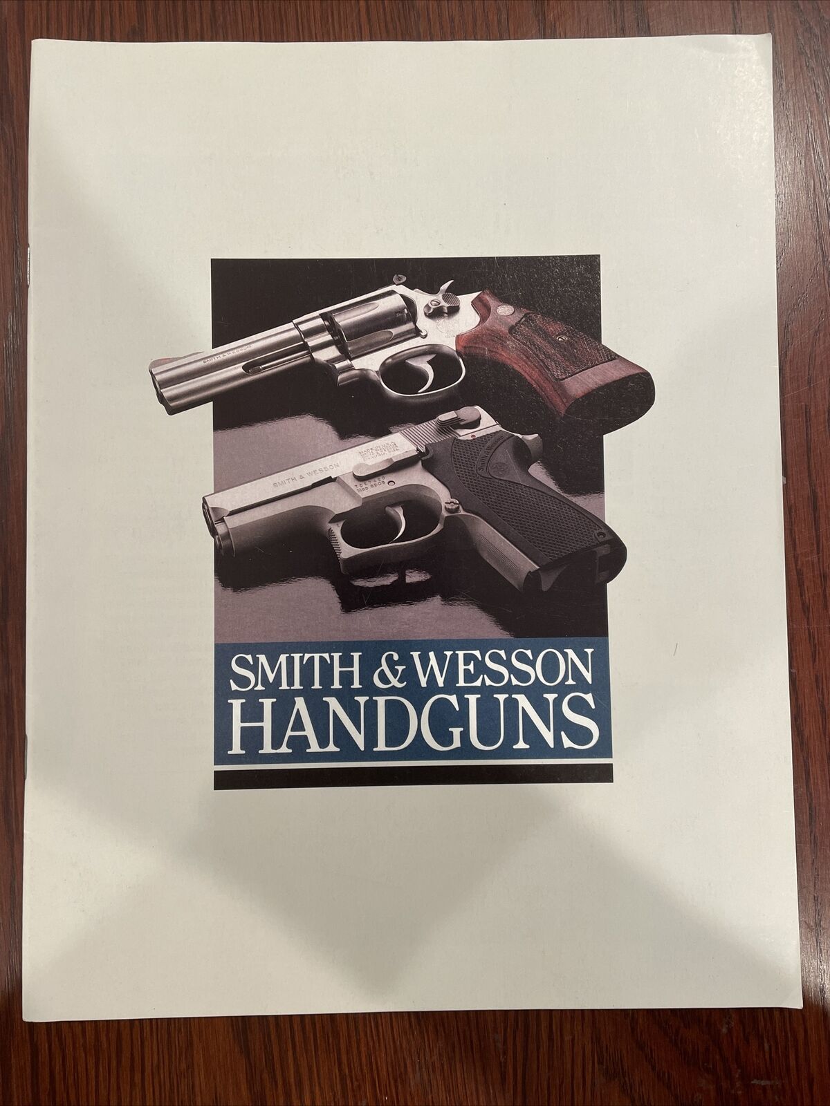 1989 Smith & Wesson Handguns Color Catalog Revolvers Semi-Automatics