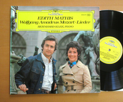 DG 2530 319 Edith Mathis Mozart Lieder Bernhard Klee 1973 NEAR MINT Gatefold LP