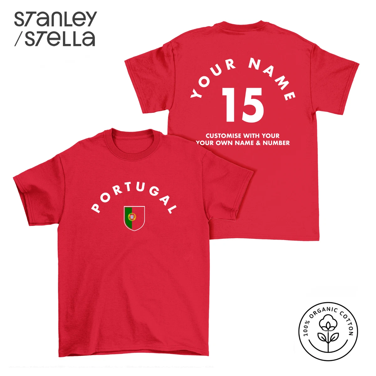 Personalised clearance portugal shirt