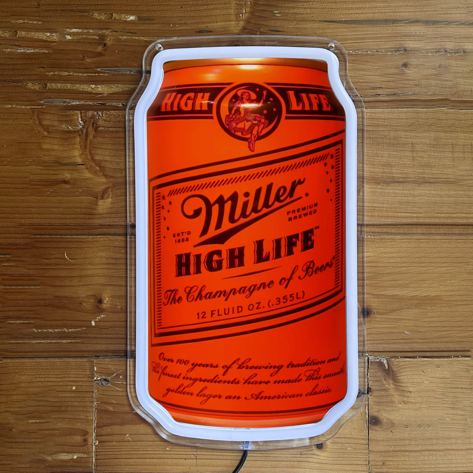 Miller High Life Beer Can LED Neon Sign Vintage Style Bar Pub Man Cave miller-high-life-beer-can-led-neon-sign-vintage-style-bar-pub-man-cave