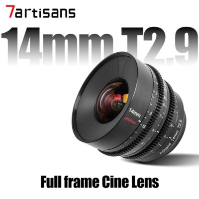 7artisans 14mm T2.9 Full-Frame Cine Lens for Sony E/Nikon Z/Leica L/Canon R