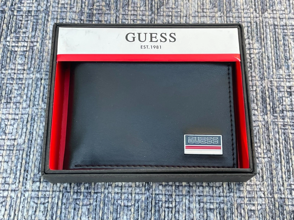 GUESS Card Case Wallets for Men