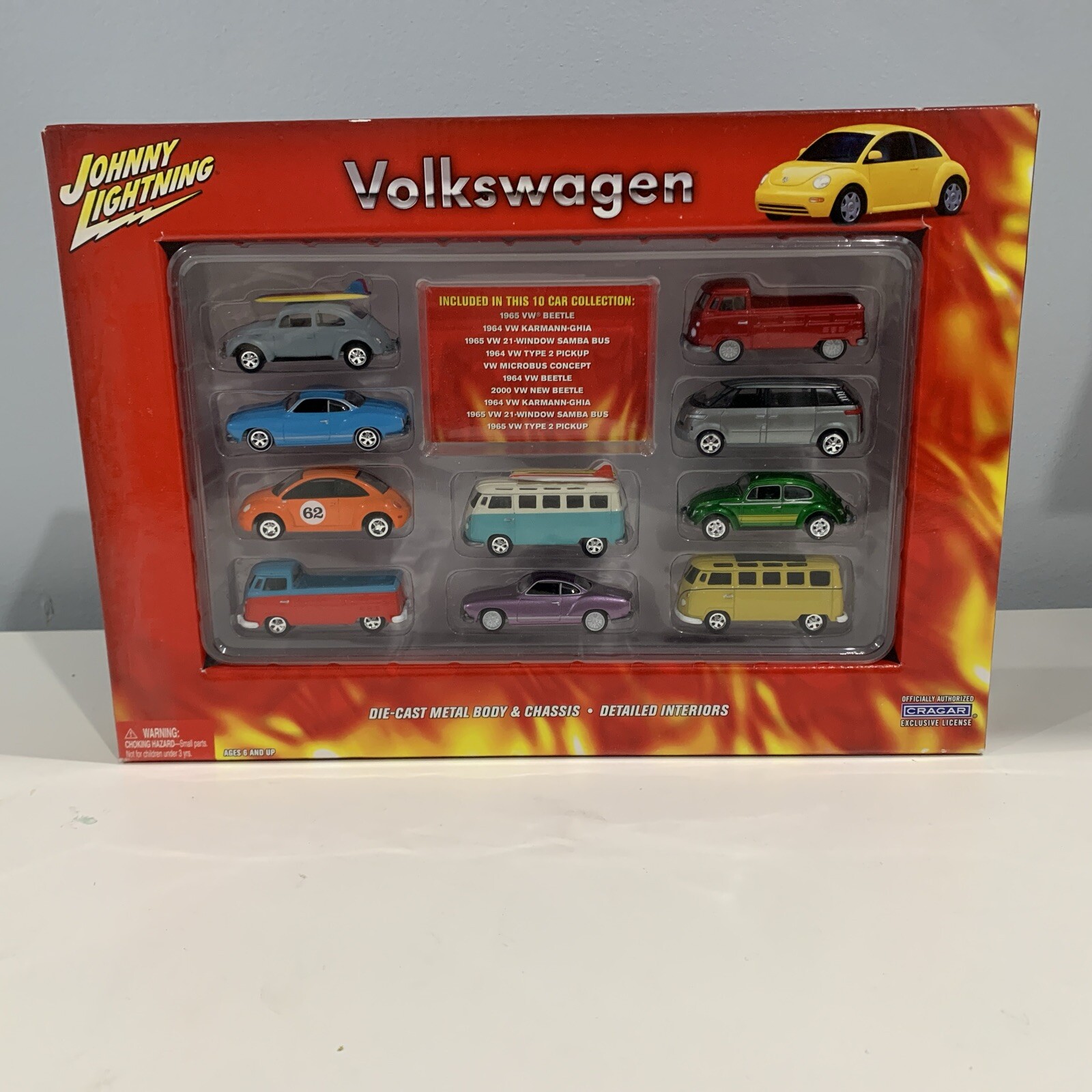 Volkswagen 10-Car Set Die-Cast Model Car [Johnny Lightning, 2004] NIB