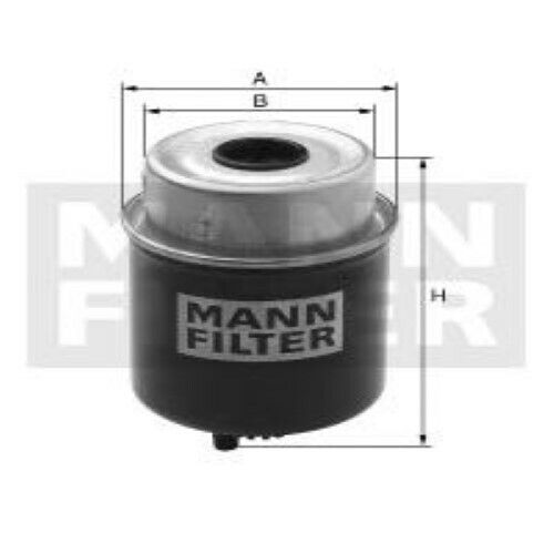 Fuel filter MANN-FILTER WK8123 WK8114