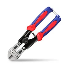 	Mini Bolt Cutter 8-Inch/210Mm Cr-Mo Small Bolt Cutter Heavy Duty Wire Cable	