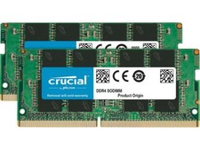 Crucial 32GB (2x16GB) 3200MHz 260-pin SODIMM DDR4 RAM Memory Kit