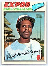 Earl Williams  1977 Topps  #223 - Please see pics for cond.