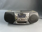 Sony CFD-V17 AM/FM Radio CD Cassette Recorder Boombox Mega Bass Tested Works VTG