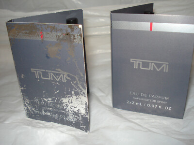 2 xTUMI Cologne Sample Spray Duo Awaken 08:00 GMT Unwind 20:00 GMT EDP 4ml each