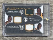 2007-08 SP Rookie Threads #TRT-DGW Kevin Durant / Jeff Green / Julian Wright