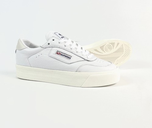 Zapatillas mujer Superga Court Platform (blanco) - Imagen 4 de 5