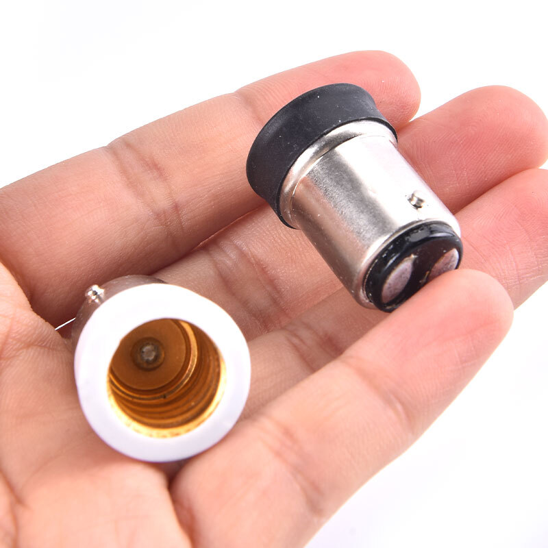 B15 Screwed E14 E12 Socket Lamp Base Bracket Bulb Lamp Adapter Conver