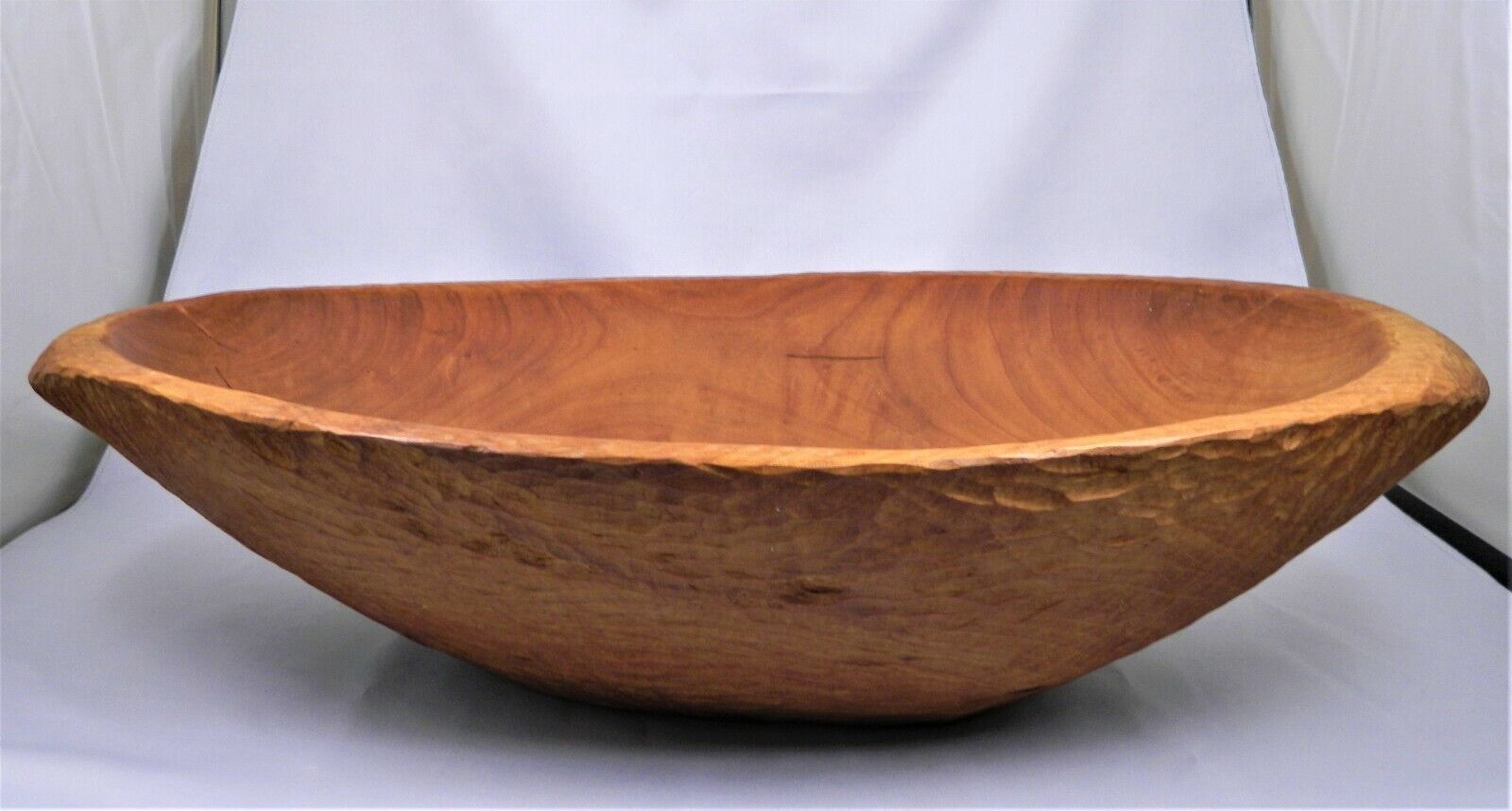 Solid Cherry Wood Trencher or Dough Bowl,   Hand Carved by Ed Briggs