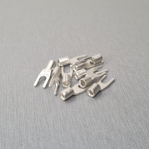2/5/10/20/50Pcs SNB2-3 Non Insulated Fork Spade 16-14AWG Wire Crimp Terminals - Picture 5 of 21
