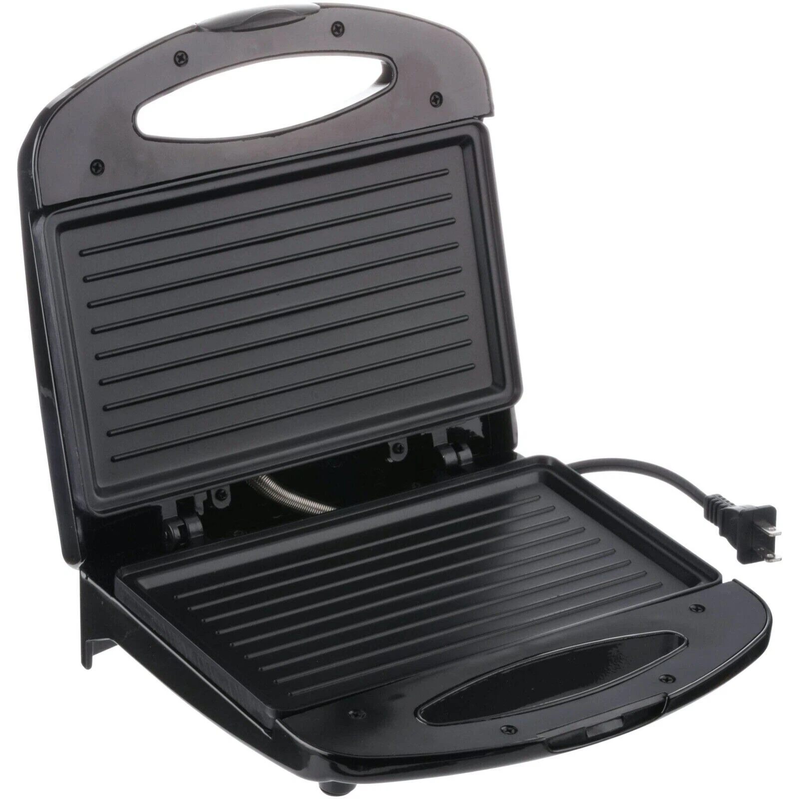 Chefman RJ01 Compact Contact Grill Nonstick Countertop Panini Maker Black New