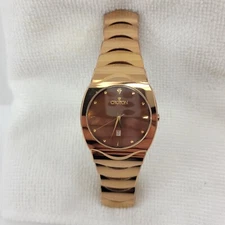 CROTON All TUNGSTEN mens Watch, Swiss Quartz, CN307022TGM (Needs Battery)