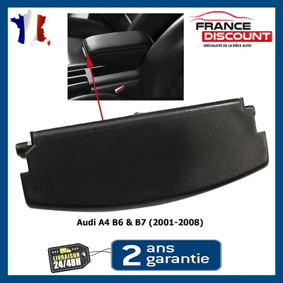 PRÉVU POUR AUDI A4 - Accoudoir centrale Kit de réparation Noir - B6 B7 = 1017603 - Photo 1/4