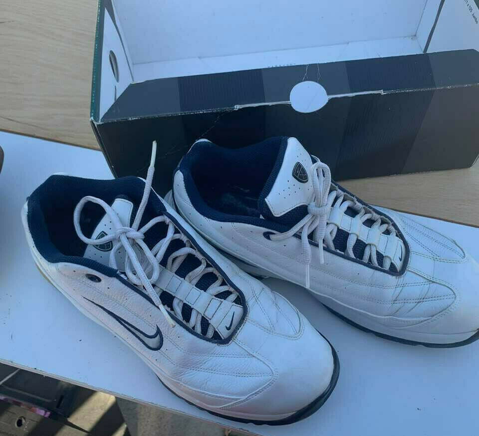 nike air max 1 golf white gum black swoosh