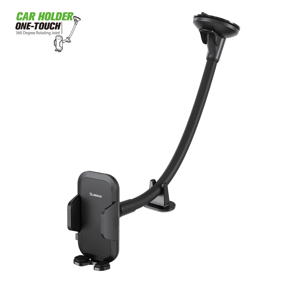Universal Truck Dashboard & Windshield Car Mount For Cell Phone Samsung iPhone - Image 3 of 4