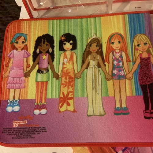 Lets Dress Up soft play Interactive Display & Play 3D Felt Playset Carry Bag HTF - Picture 15 of 16