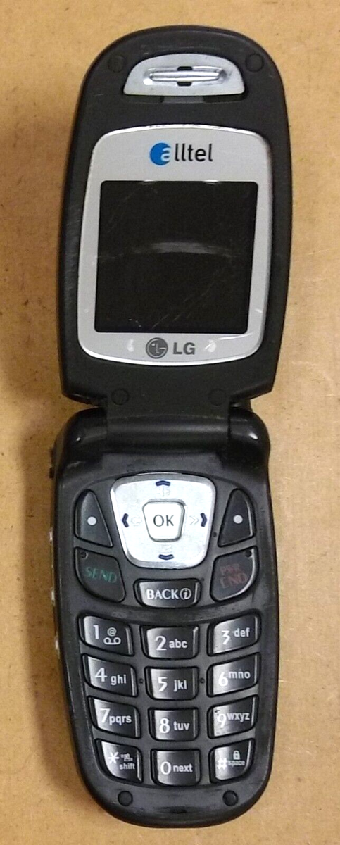 LG AX4270- Black and Silver ( Alltel ) Rare Cellular Flip Phone | eBay