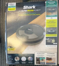 Shark Matrix Plus Ultra Mop 2-in-1 Robot Vacuum Matrix Clean HEPA Filter Black