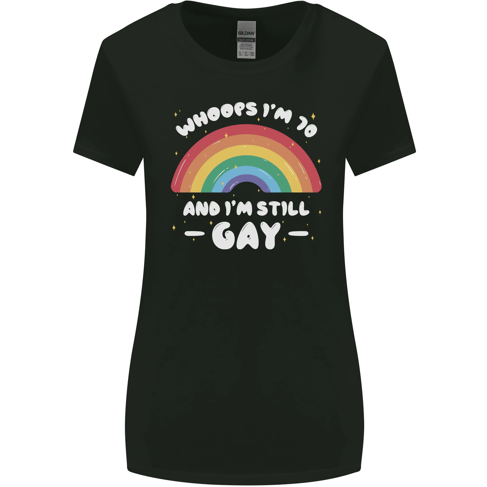 Im 70 And Im Still Gay LGBT Womens Wider Cut T-Shirt
