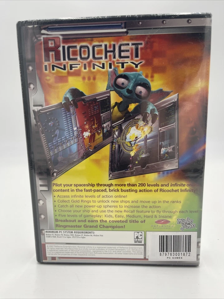 Ricochet Infinity - PC Windows XP Premium Casual Games New - Image 3 of 4