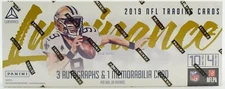 2019 Panini Luminance Football Rookie RC Singles - Updated 4/4!