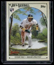 2023 Topps x Bob Ross: The Joy of Baseball #88 Esteury Ruiz Easel