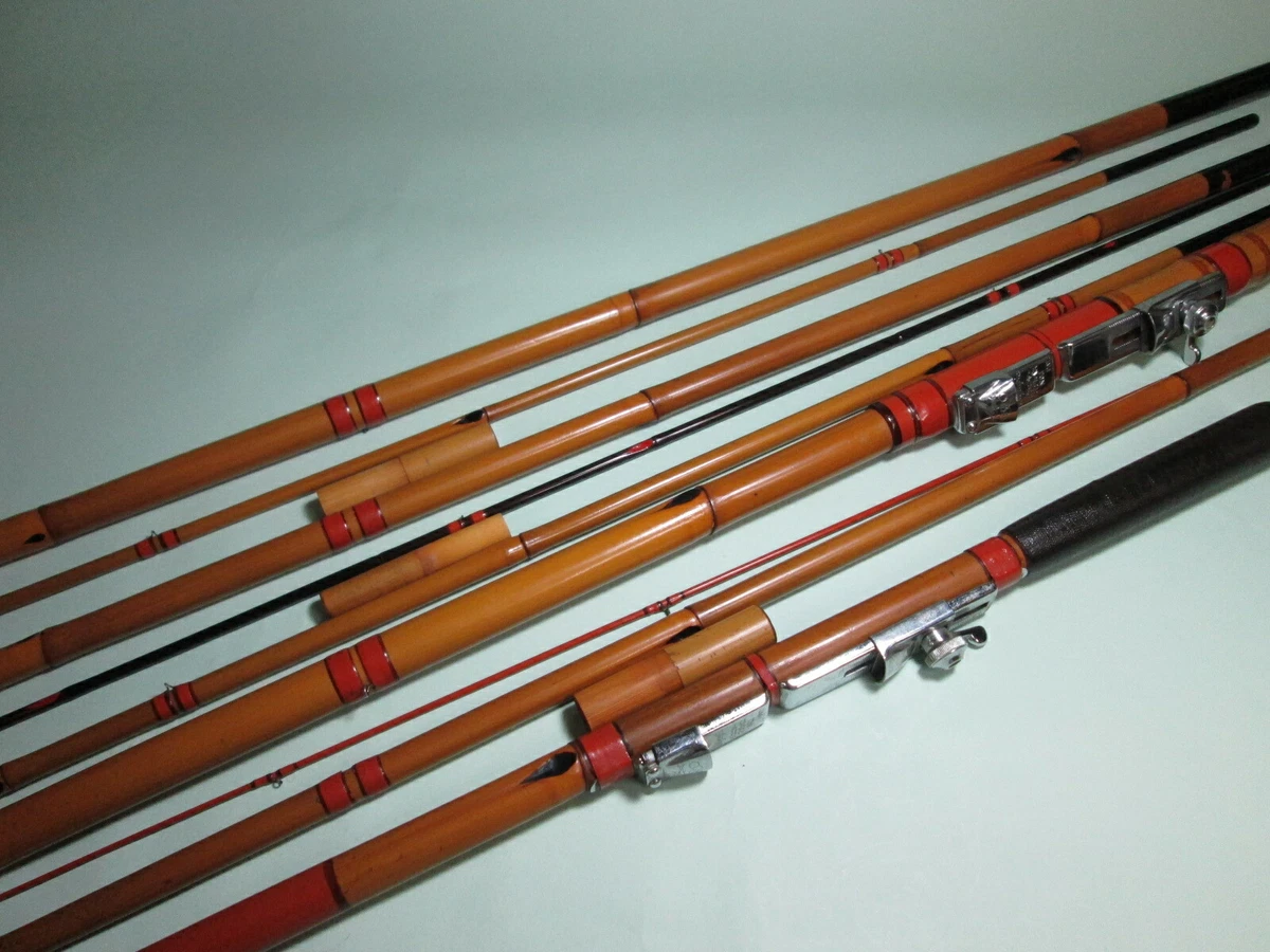 TOSAKU Master craft Japanese traditional Bamboo 2wey Rod Vintage